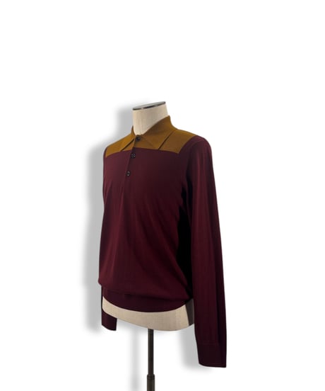 20AW DRIES VAN NOTEN – Bi-color Polo Knit