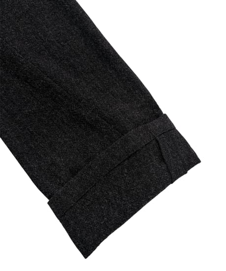 00s ANN DEMEULEMEESTER – Slim Straight Wool Trousers