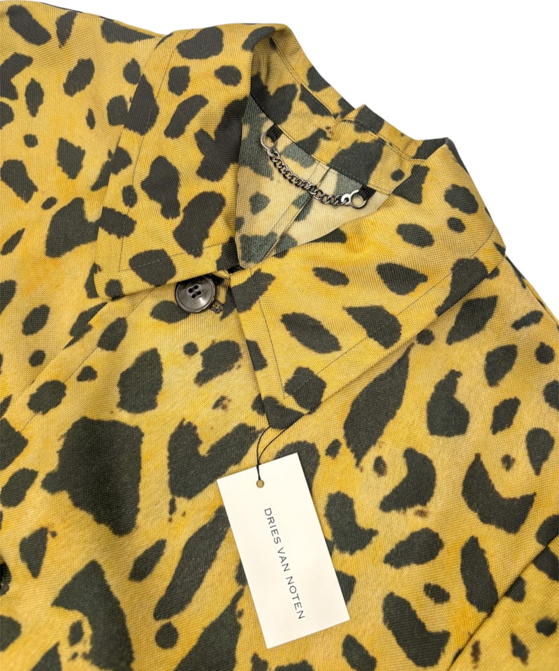 20AW DRIES VAN NOTEN / Leopard Print Sten Colla