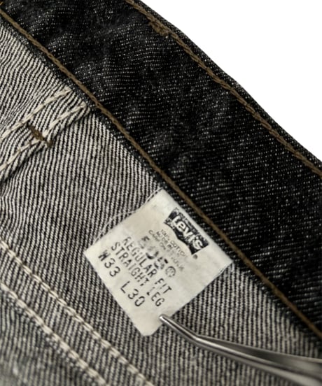90s Levi's 505 – Black Denim
