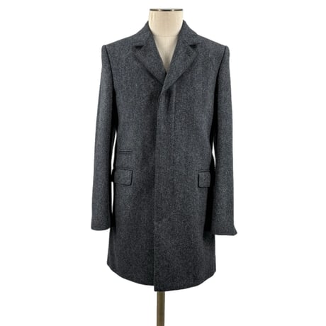 希少！trick or treatチェスターコートM UNISEX》Super140s Prime-Over Melton Chesterfield Coat