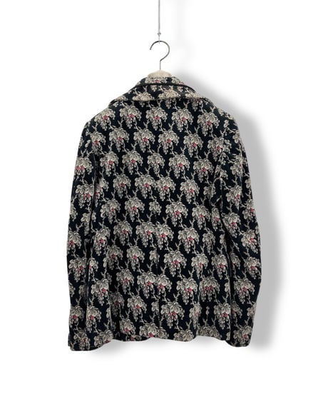 01AW COMME des GARCONS – Floral Jacquard Jacket