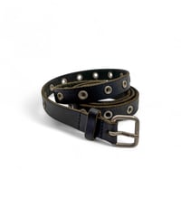 00s COMME des GARCONS – Eyelets Leather Belt