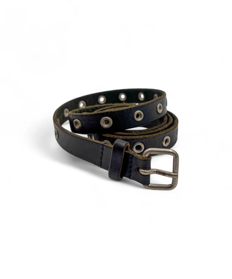 00s COMME des GARCONS – Eyelets Leather Belt