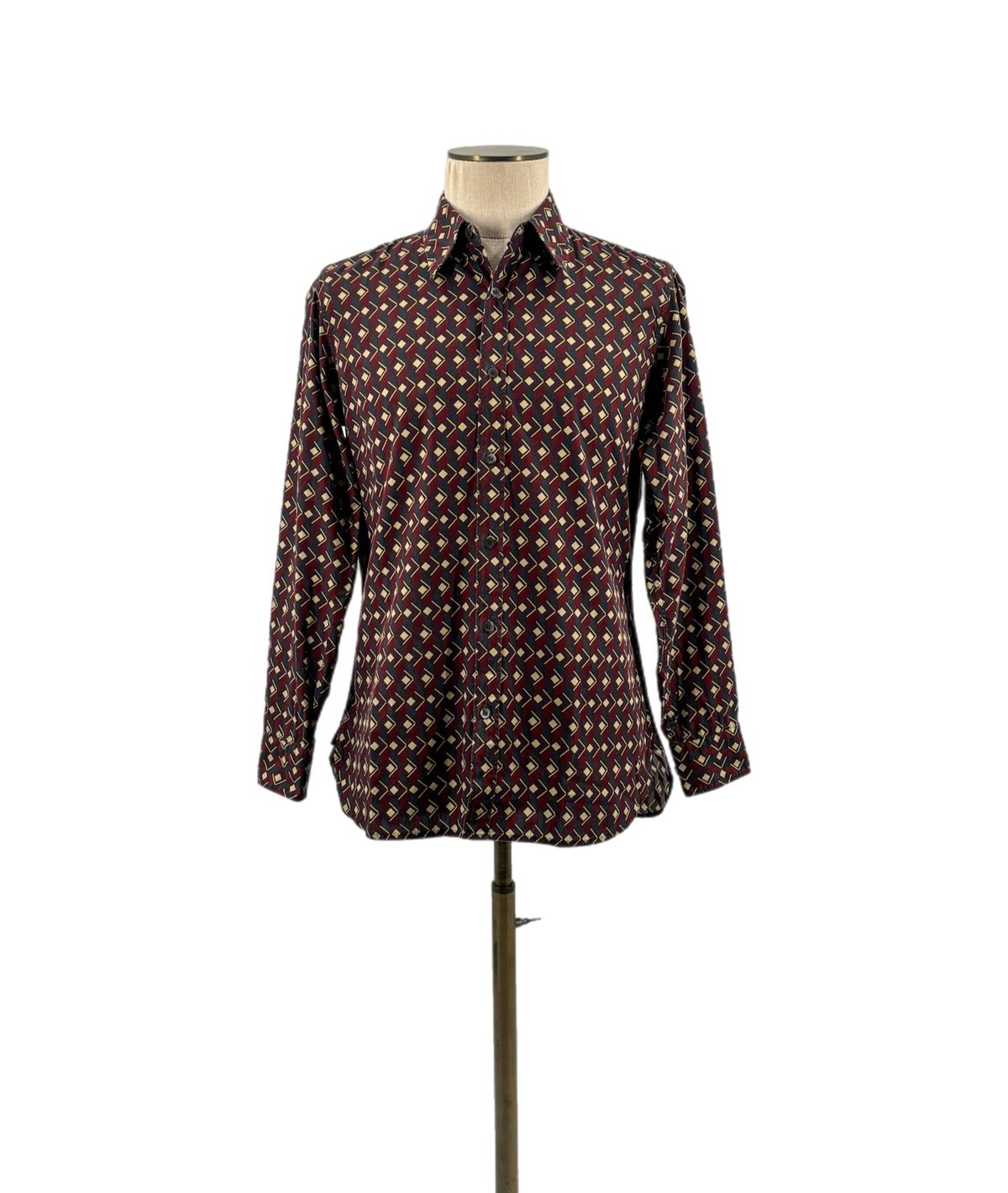 21AW DRIES VAN NOTEN / Geometric Print Shirt -ジ 21AW DRIES VAN NOTEN / Geometric Print Shirt -ジ