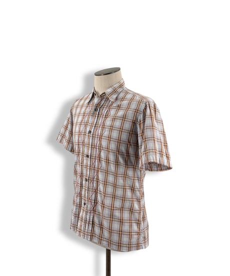 DRIES VAN NOTEN – Plaid Short Sleeve Shirt