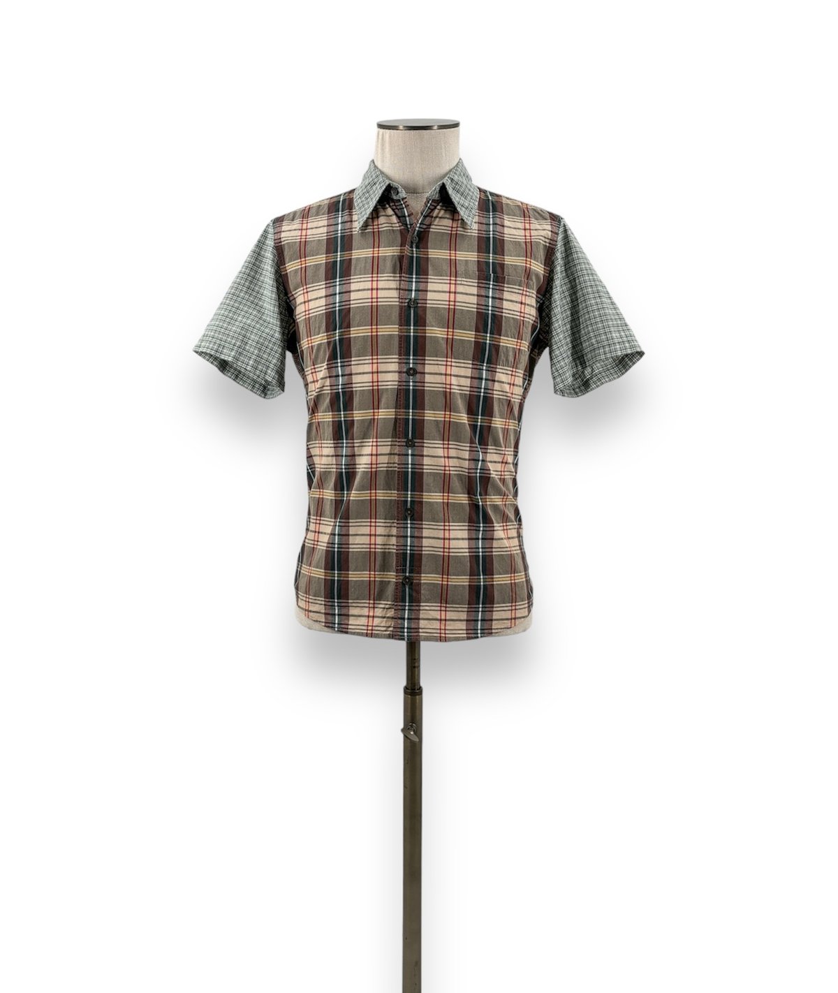 DRIES VAN NOTEN – Crazy Check Short Sleeve Shir