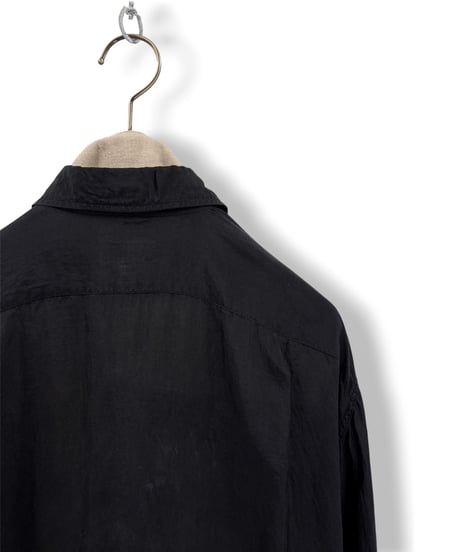 18AW DRIES VAN NOTEN – Marble Print Silk Shirt