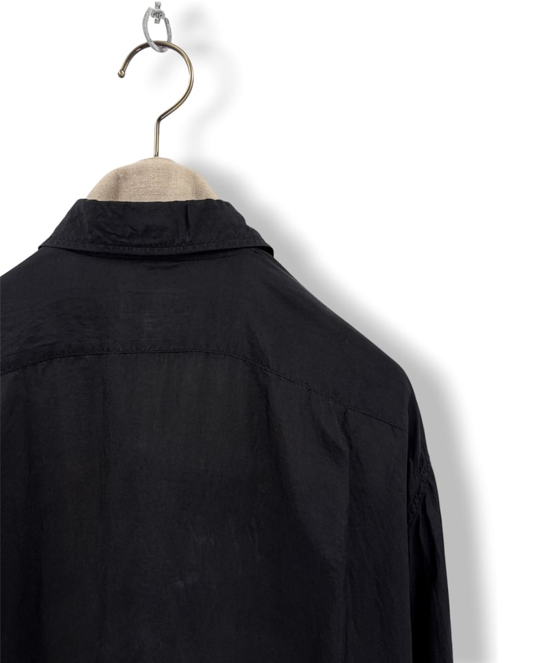 18AW DRIES VAN NOTEN – Marble Print Silk Shirt