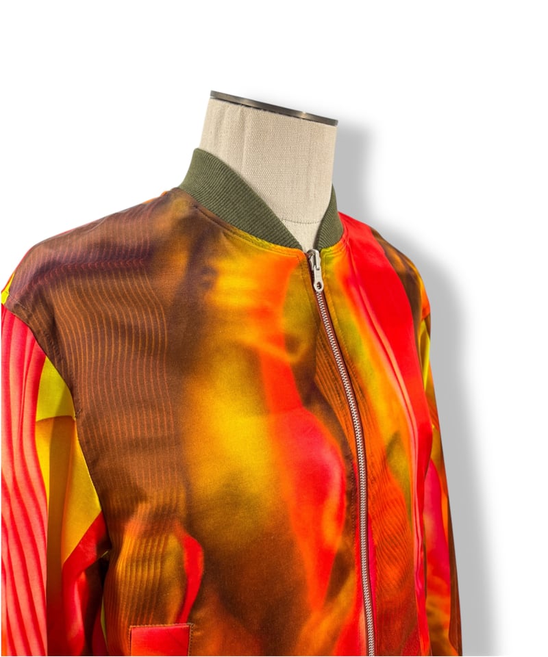Dries Van Noten プリント メタリックジャケット マルチカラー 20SS DRIES VAN NOTEN / Bomber Jacket -ボンバージャケット