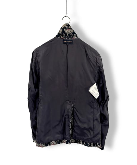 01AW COMME des GARCONS – Floral Jacquard Jacket