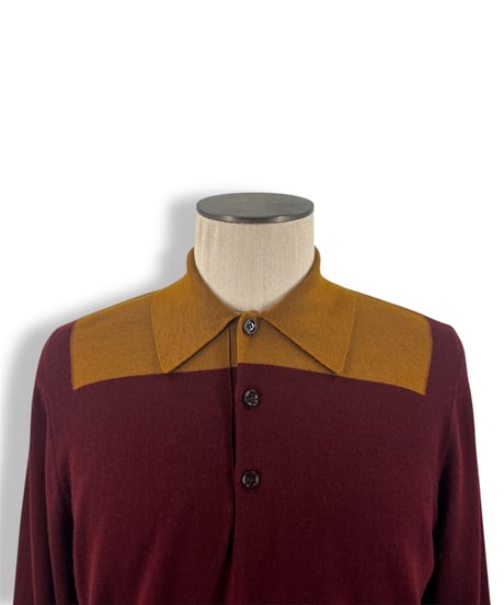 20AW DRIES VAN NOTEN – Bi-color Polo Knit