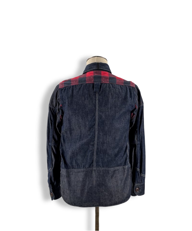 10ss COMME des GARCONS カーキ 変形 カット ジャケット 10ss COMME des GARCONS カーキ 変形 カット ジャケット