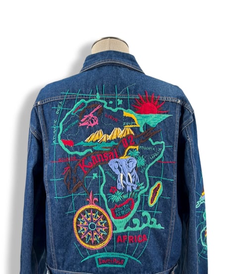 90s KANSAI O2 – Embroidered Trucker Jacket