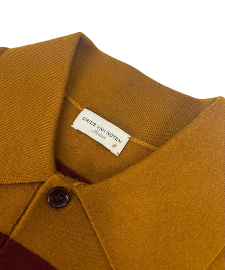 20AW DRIES VAN NOTEN – Bi-color Polo Knit