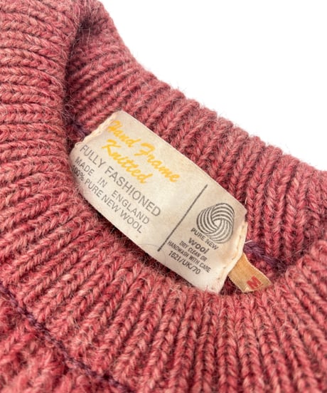 Hand frame Knitted FULLY FASHIONED – Fisherman Sweater