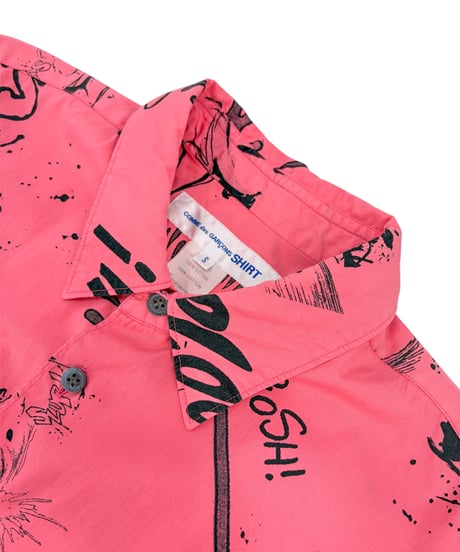 22SS COMME des GARCONS SHIRT – Graphic Print Short Sleeve Shirt