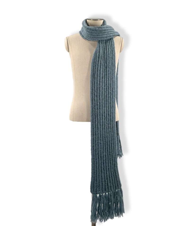 20AW DRIES VAN NOTEN / Long Knit Scarf‐ロングマフラー 20AW DRIES VAN NOTEN / Long Knit Scarf‐ロングマフラー