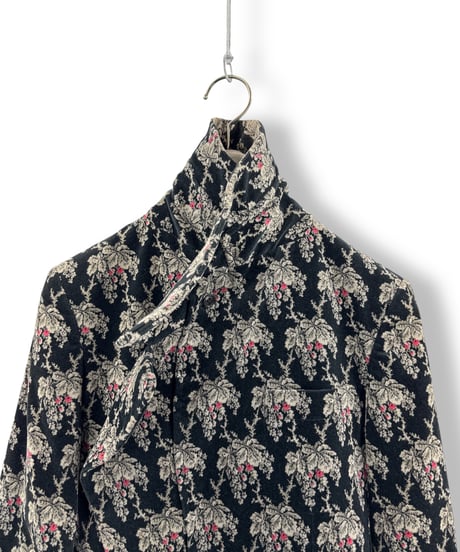 01AW COMME des GARCONS – Floral Jacquard Jacket
