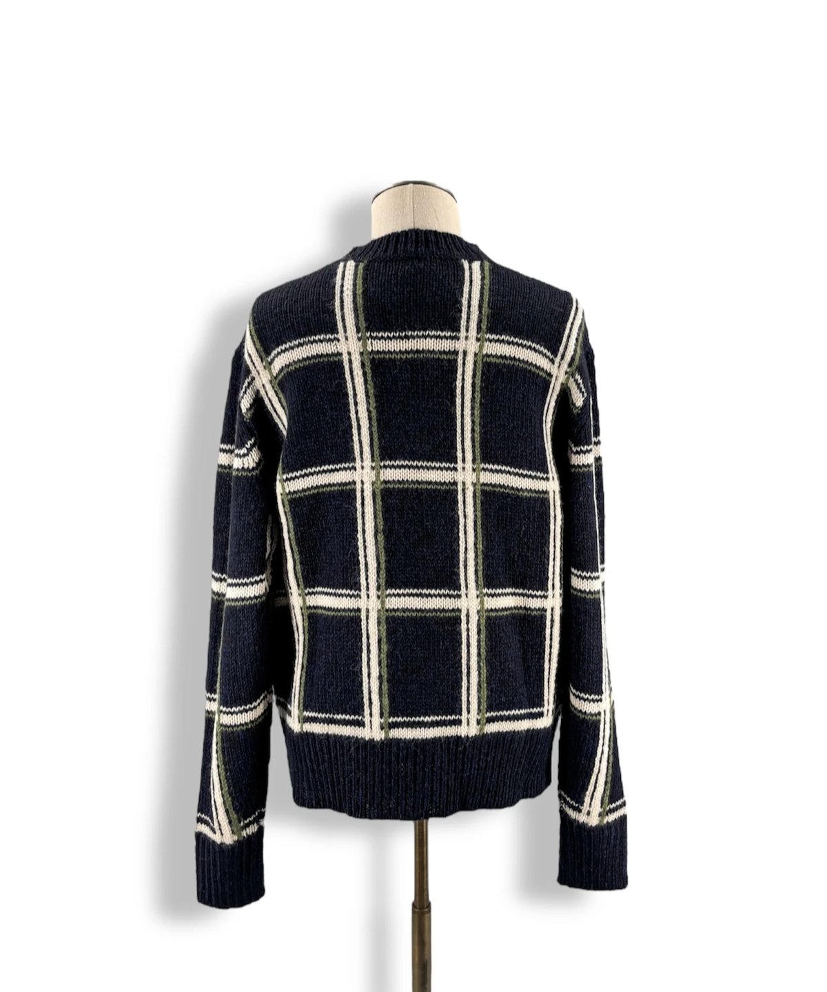 20AW DRIES VAN NOTEN – Windowpane Check Crew Ne