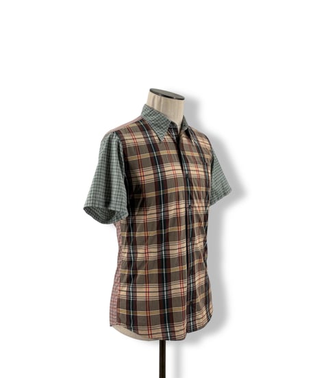 DRIES VAN NOTEN – Crazy Check Short Sleeve Shirt