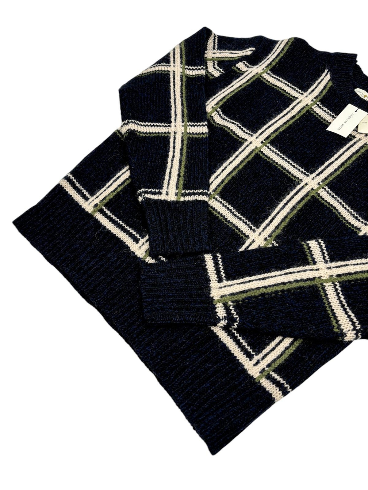 20AW DRIES VAN NOTEN / Windowpane Check Crewne