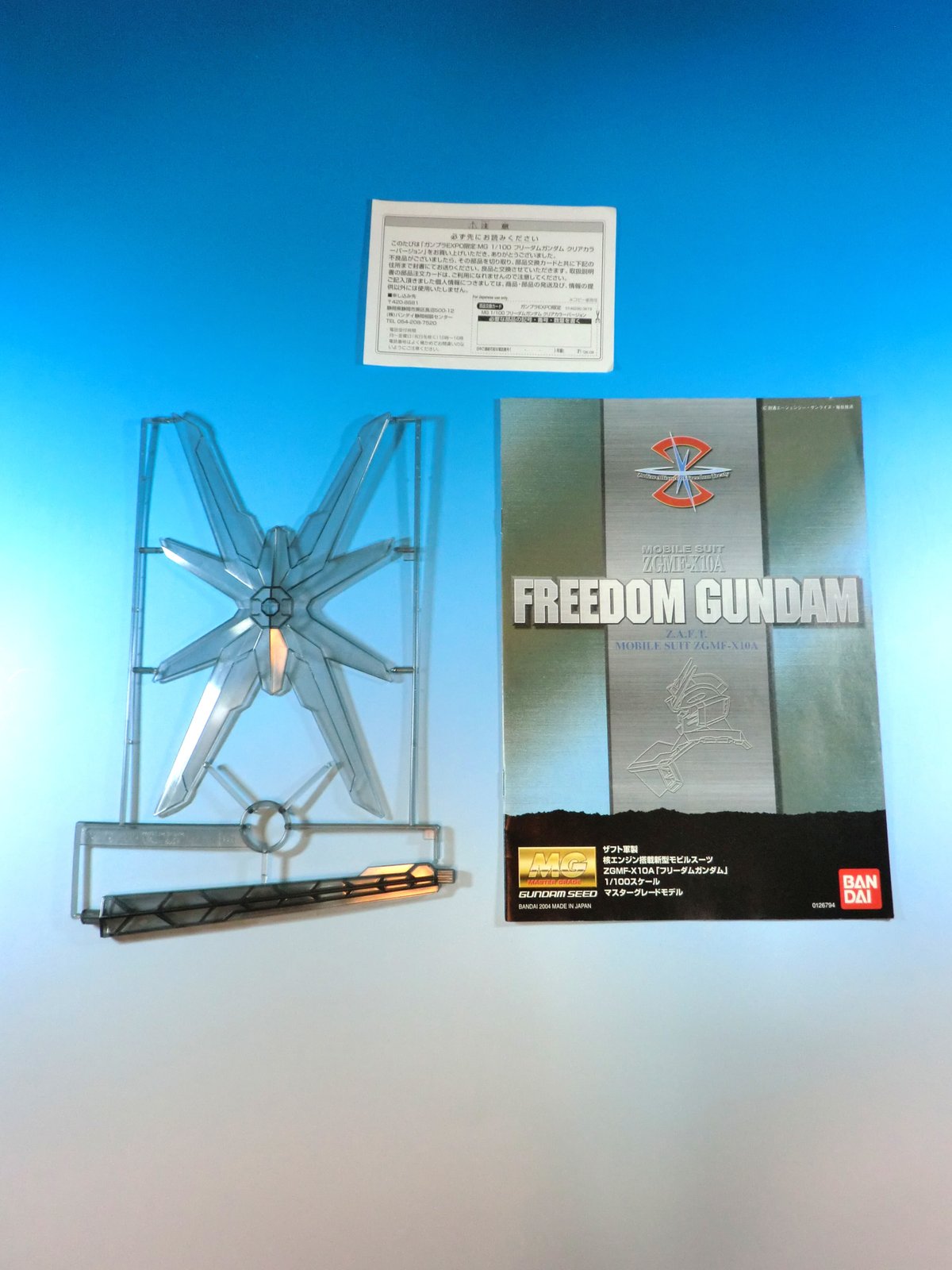 ガンダムSEED ガンプラEXPO 2006 BANDAI MG 1/100 フリーダム
