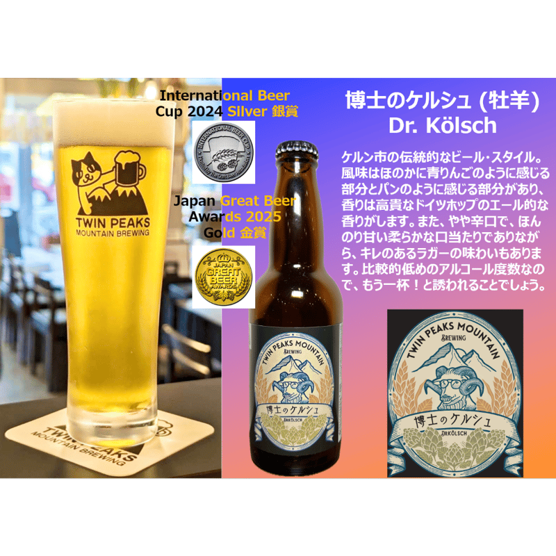 Twin Peaks「博士のケルシュ」6本セット | Twin Peaks Mountain