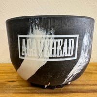 WAN 13 BLACK AND WHITE 「AGAVE HEAD」牛乳植物鉢