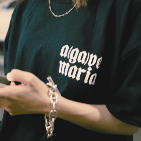 a(ga)ve maria Tee Black