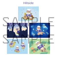 カワウソくん ポストカードセット（Hillside）