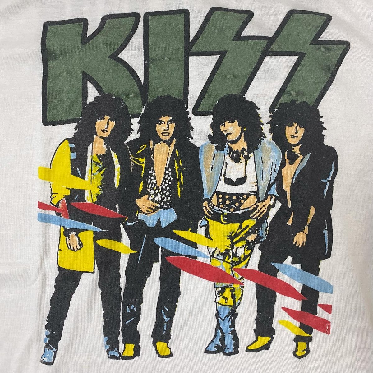 80s SCREEN STARS ”KISS“ t-shirt | DIFFICULT
