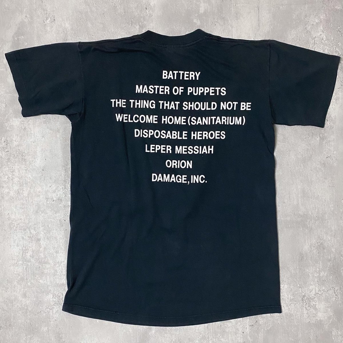 メタリカ　Tシャツ 80s 5050 ”METALLICA“ t-shirt | DIFFICULT