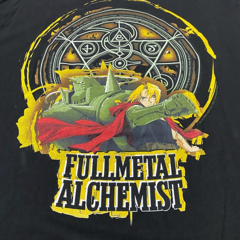 デッドストック 鋼の錬金術師 FULLL ALCHEMIST Tシャツ 00s USA official ”鋼の錬金術師“ t-shirt | DIFFICULT