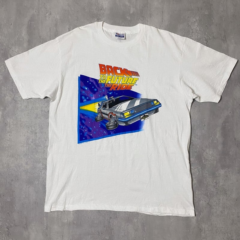 80s Hanes ”BACK TO THE FUTURE THE RIDE“ t-shirt