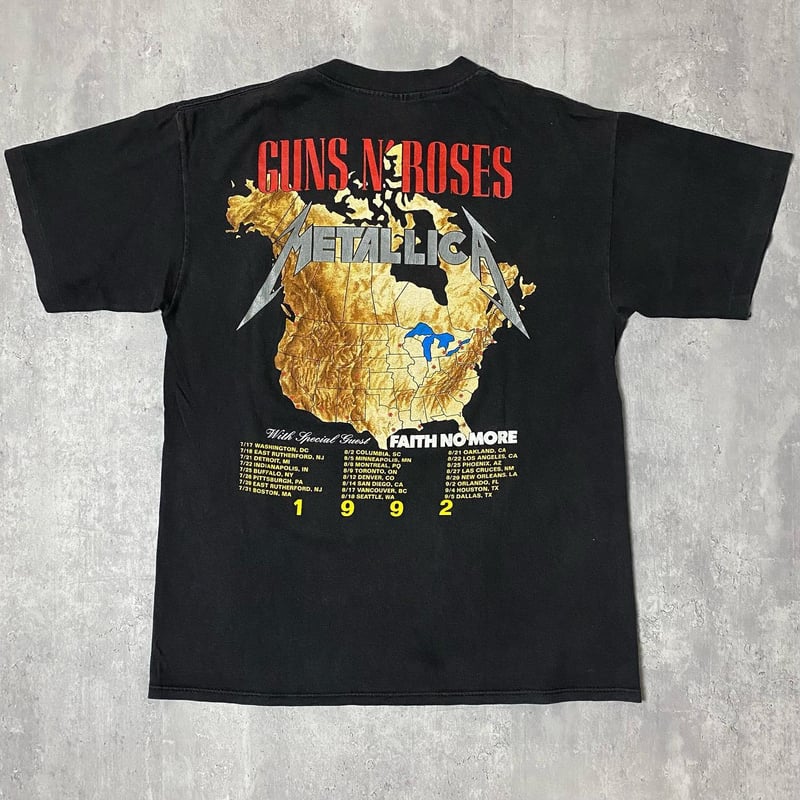 90s BROCKUM ”METALLICA×GUNS N' ROSES“ t-shirt | 90s BROCKUM ”METALLICA×GUNS N' ROSES“ t-shirt |