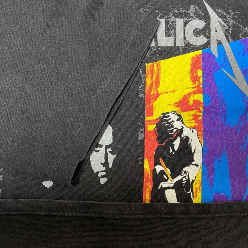 90s BROCKUM ”METALLICA×GUNS N' ROSES“ t-shirt |