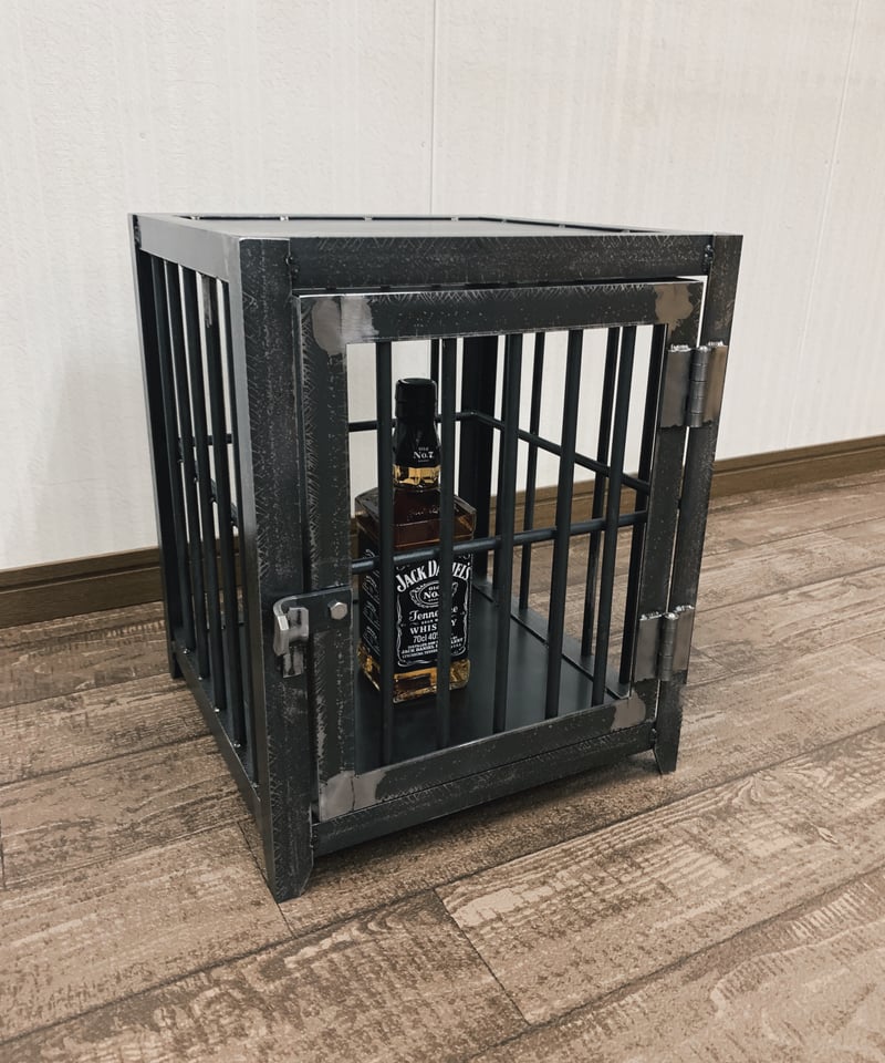 Iron cabinet アイアン キャビネット 黒 CHICAGO CUPBOARD-SH-048 大阪