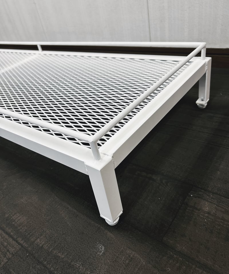 PS-11 植物棚 1段シェルフ ホワイト | アイアンガレージhimenosuke