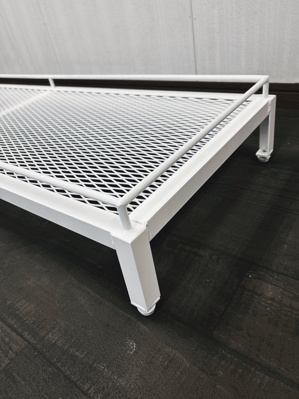 PS-11 植物棚 1段シェルフ ホワイト | アイアンガレージhimenosuke