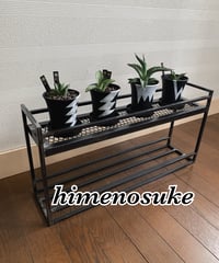PS-02 アイアン植物棚 | アイアンガレージhimenosuke
