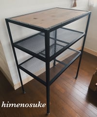 1台限定 塗装前完成品 アイアン植物棚 ミニタイプ 2段目半