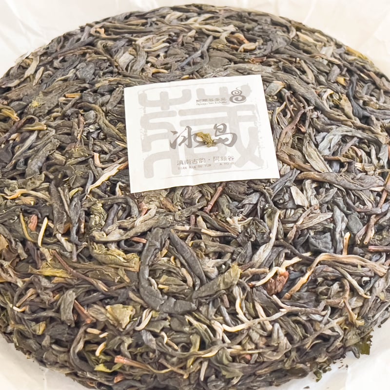 2024年冰島プーアル生茶(冰島500年古樹茶:阿桂蔵茶 2024年冰島プーアル生茶(冰島500年古樹茶:阿桂蔵茶