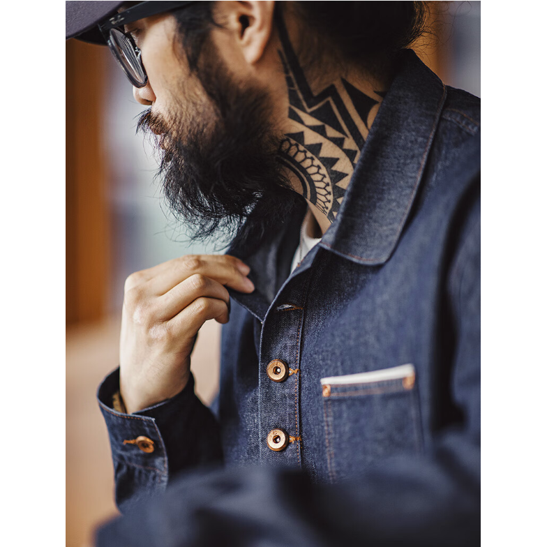 ★アトリエGG★デニムシャツ★2ハーフ ☆アトリエGG☆デニムシャツ☆2ハーフ