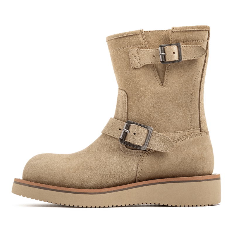 MAXWAY HIIWAYTASTY O'sメタルプレートエンジニアブーツ茶色 スローウェアライオン エンジニアブーツ SLOW WEAR LION OB