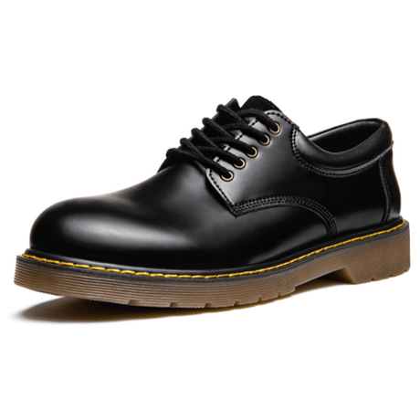 ブラックレザー・ナイロンワークブーツ CATEGORY BOOTS | KAINA