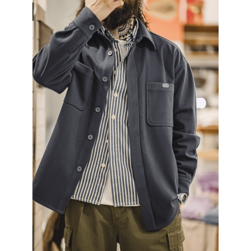 WOOL SHIRT JACKET ウールシャツジャケット | KAINA
