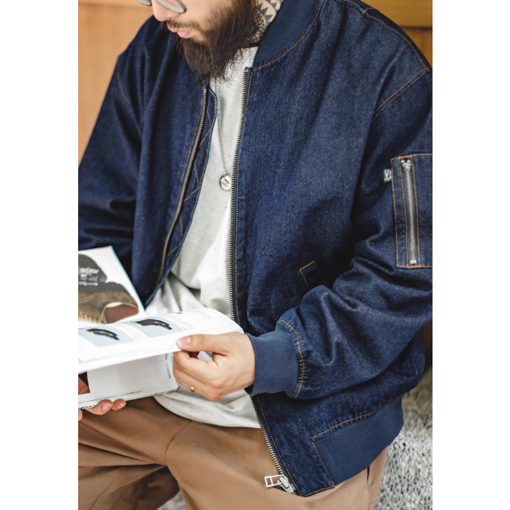 Nudie Jeans フライトジャケット　ma-1 Amazon | フライトジャケット MA-1 メンズ デニム 古着風