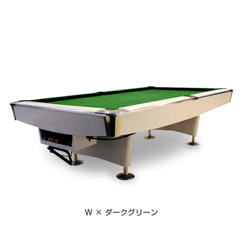 ビリヤード台（スタイリッシュ）9FT W x ダークグリーン | ST-Billiards