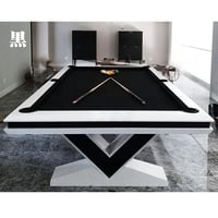 ビリヤード台（スタイリッシュ）9FT W x ダークグリーン | ST-Billiards